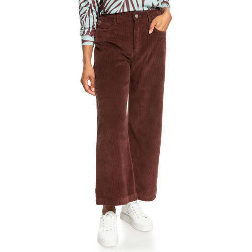 Roxy Γυναικείο παντελόνι Surf On Cloud - Corduroy Wide Leg Trousers for Women